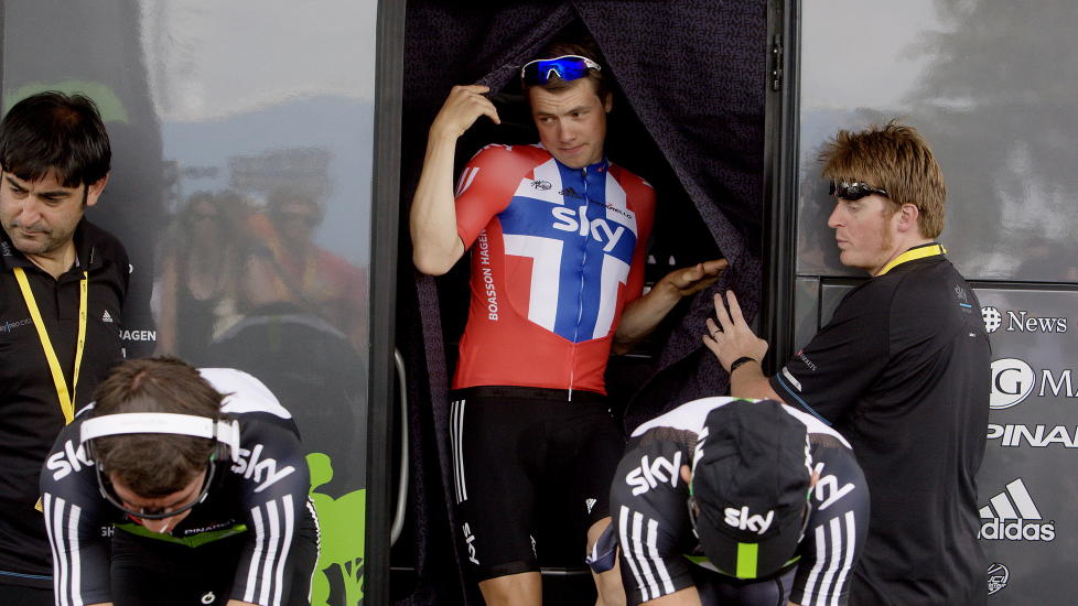 ER ALLE SOM EDVALD? Norske idrettsledere kan ikke g� ut fra at alle topput�verne v�re er like rene som Edvald Boasson Hagen. Det er en av grunnene til atdet er vrient � blande sammen sympati for Erik Tysse med angrep mot Verdens Antidoping byr� (WADA)Foto: Stian Lysberg Solum / SCANPIX