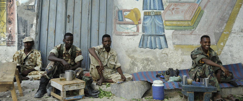 Soldater har invadert SOS-barneby i Mogadishu