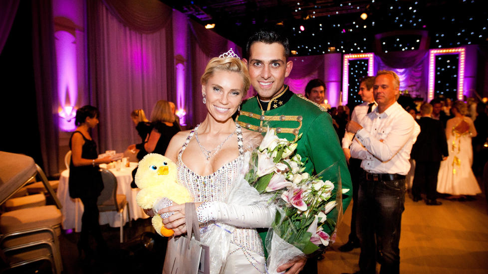 UTE AV DANSEN: Dansen er over for Anna Anka og hennes dansepartner Glenn J�rgen Sandaker. Foto: Tommy Arnesen/ Stella Pictures