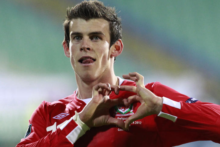 WALES-STJERNE: Gareth Bale er Tottenham-spiller og er en av waliserne Egil Olsen er mest oppmerksom p� f�r landskampen. Foto: AP Photo/Oleg Popov