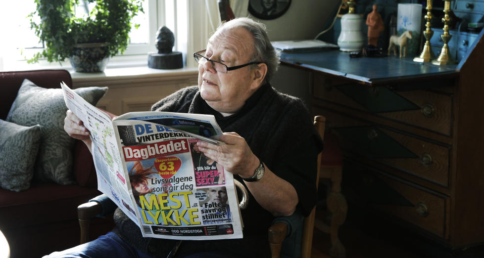 AVISHISTORIE: Dagbladets tidligere redakt�r Arve �Storoksen� Solstad har blitt biografert. Foto: Steinar Buholm / Dagbladet.