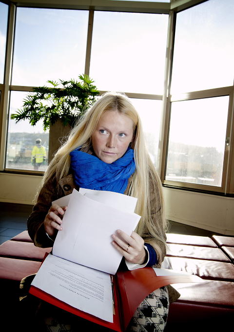 - BLE PRESSET UT: - Jeg ble presset ut fordi jeg var gravid, sier Johanne Fl�nes Monsen. Foto: BJ�RN LANGSEM/DAGBLADET