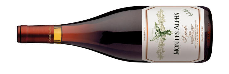 FIRER FRA CHILE: Montes Alpha Syrah 2009 kommer fra en av Chiles mest imponerende ving�rder.