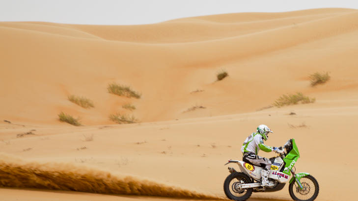 ALVOR:
P�l Anders Ullev�lseter fullf�rte nylig Rally Dakar igjen.
Foto: Julie Kristoffersen / Scanpix