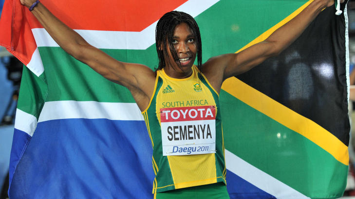 TOK S�LV: Caster Semenya vant s�lv under �rets friidretts-VM i Daegu. Foto: Jung Yeon-Je,  AFP/Scanpix