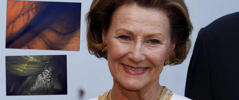 Her er dronning Sonjas egne kunstverk