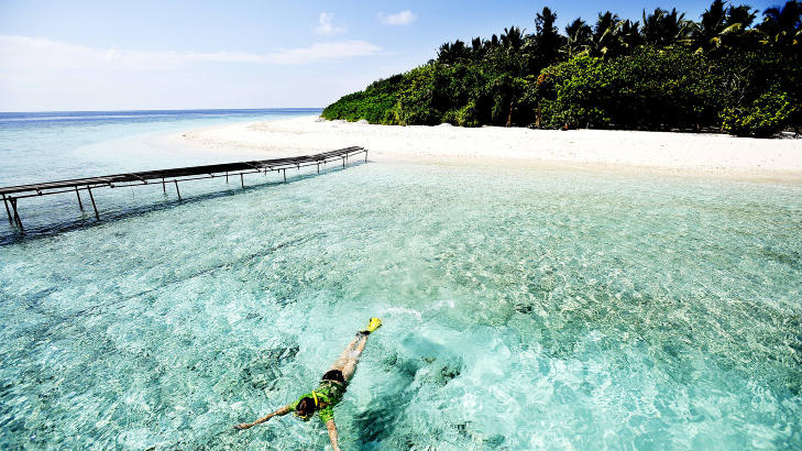 REISEDR�MMEN: Maldivene er verdens mest ettertraktede reisem�l. Foto: THOMAS RASMUS SKAUG