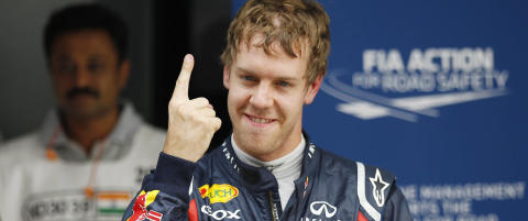 Red Bull og Vettel satte pole position-rekord