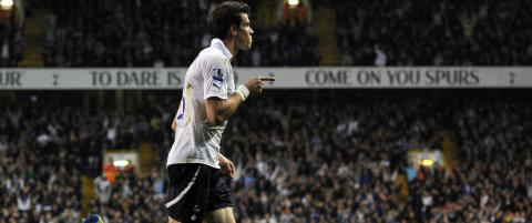 Bale i perlehum�r for sprudlende Spurs