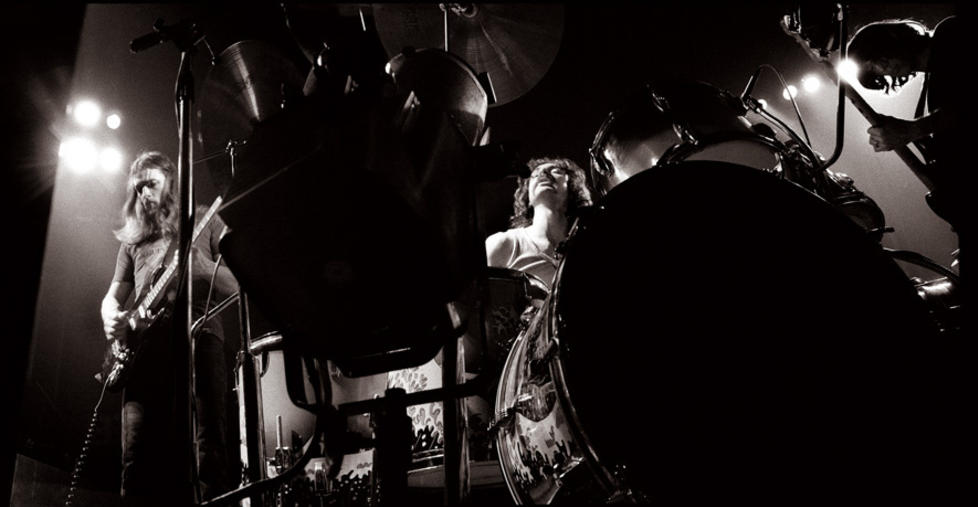 PINK FLOYD: David Gilmour, Nick Mason og Roger Waters. Foto: Jill Furmanovsky / EMI