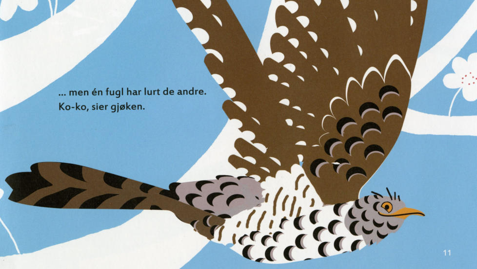 PRISNOMINERT: Bj�rn Arild Ersland og Hilde Kramers bildebok �Gj�ken� er nominert til �rets Bragepris. ?Illustrasjon: Fra boka