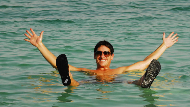 SPAFERIE: Israel frister med spaferie ved D�dehavet. Herfra er det 20 minutter � kj�re til Masada der Herodes hadde sitt sommerpalass. Foto: RAFAEL BEN ARI/ISRAEL MINISTRY OF TOURISM