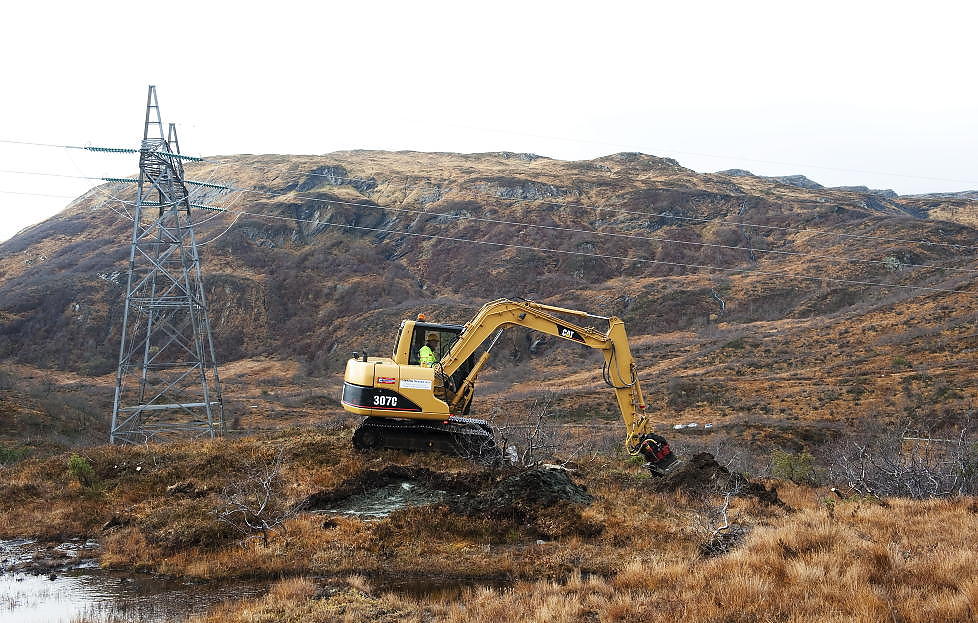 - VIL �DELEGGE FOR OSS:  Motstanderne mot Hardanger-mastene og talsperson for Hardangeraksjonen Synn�ve Kvamme mener Statkraft kj�pte domenet monstermast.no for � �delegge for aksjonsgruppa. Foto: Marit Hommedal / Scanpix .