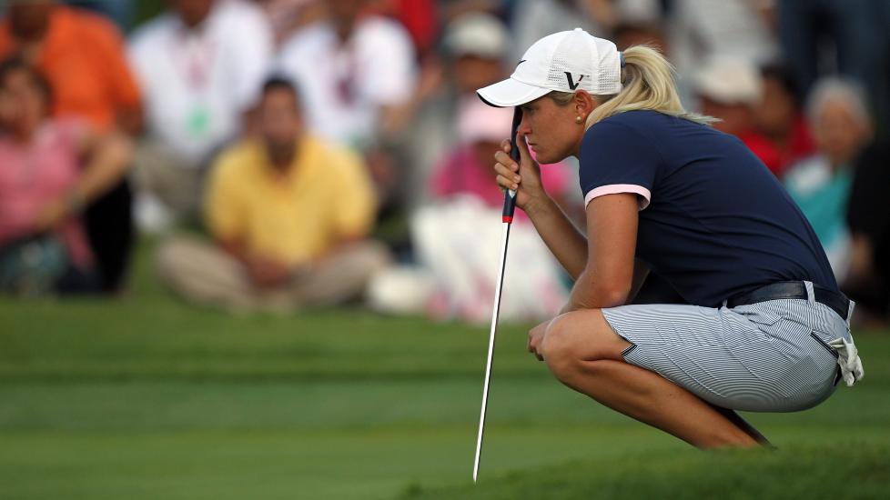 MISTET LEDELSEN: Suzann Pettersen i Mexico.Foto: SCANPIX/EPA/ULISES RUIZ BASURTO