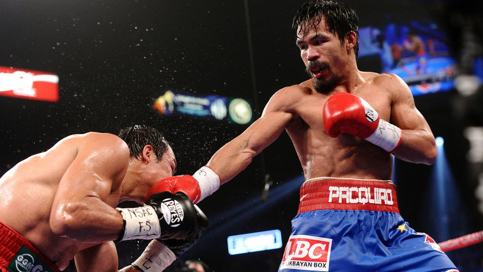 OMSTRIDT: Juan Manuel Marquez mente han hadde dommerne mot seg etter tapet for Manny Pacquiao i Las Vegas.Foto: SCANPIX/AFP/Jewel Samad