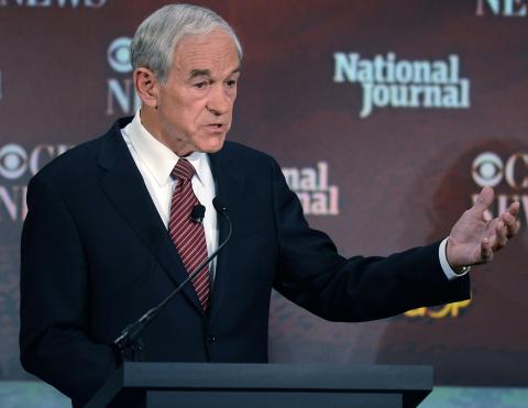 MOT TORTUR: Liberaleren Ron Paul argumenterte prinsipielt mot all bruk av tortur under g�rsdagens debatt. Foto: Richard Shiro/AP/Scanpix