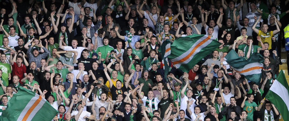 Celtic-supportere kom med IRA-rop