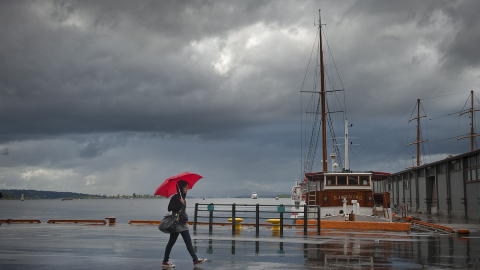 FLOMVARSEL: I Nord-Norge er det send ut varsel om flom i dag. Illustrasjonsfoto: John T. Pedersen/Dagbladet