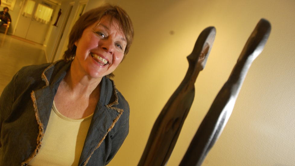 VOKSEN DEBUTANT: Teraput og sexologisk r�dgiver �shild Thune (f.1943) debuterer med roman om en vill kunstner og hans staute kone Maud. Foto: TOR ARNE DALSNES/Dagbladet