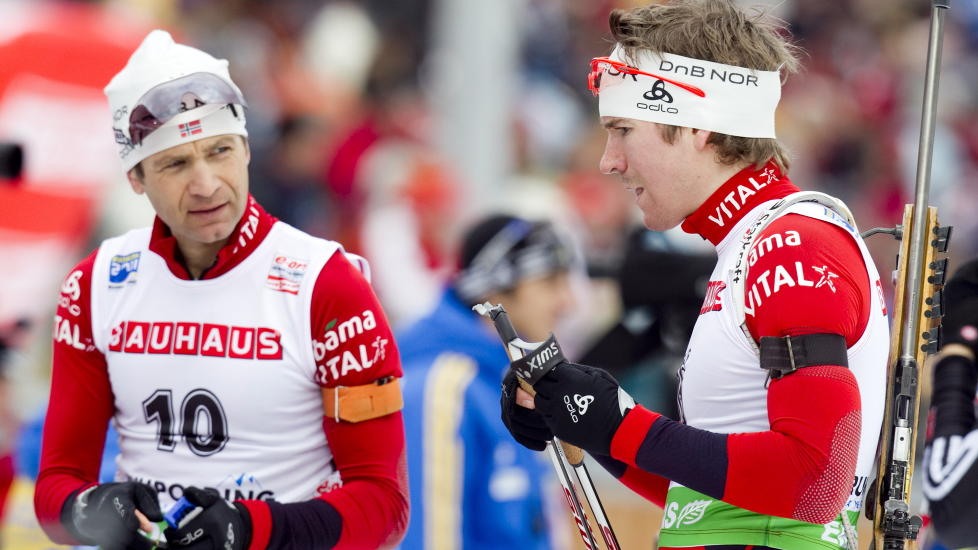 VIL FJERNE FORBUDET: Skiskytterne Ole Einar Bj�rndalen og Egil Hegle Svendsen er blant ut�verne som har tatt til orde for � fjerne forbudet mot bruk av h�ydehus for norske toppidrettsut�vere. Foto: Heiko Junge, Scanpix