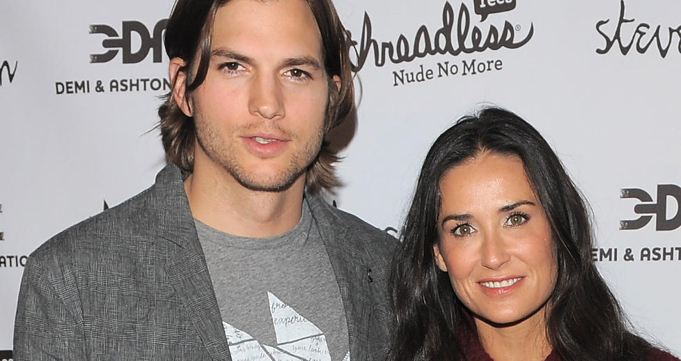 SKILLES:  Lenge har det versert rykter om Hollywood-paret Ashton Kutcher og Demi Moore. I kveld ble det kjent at de n� g�r hvert til sitt. Foto: Jemal Countess/Getty Images/AFP