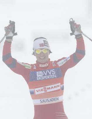 Norsk dobbeltseier p� stafetten