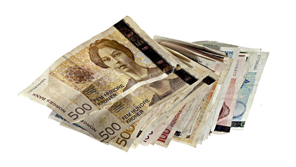 PENGER. Mye for noen, lite for andre - men uansett ikke fantasillioner. Foto: Even Bast / Dagbladet