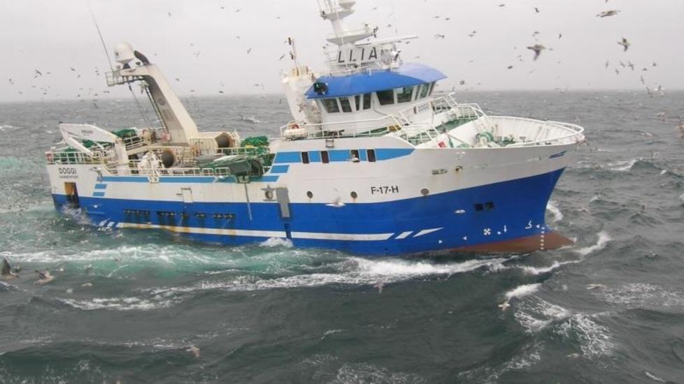 F�R IKKE FISKE: Doggi f�r ikke fiske i fire m�neder, fordi det ble sluppet ut 8-9 torsker under en inspeksjon i fjor. Aker Seafood vurderer � klage p� vedtaket fra Fiskeridirektoratet. Foto: Aker Seafoods