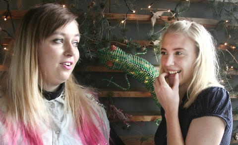 MED P� LEKEN: Indie-artisten Monica Johansen og tidligere �X Factor�-deltaker Marthe Valle er med p� MGP-leken i 2012. Foto: Elen Kristvik / Dagbladet