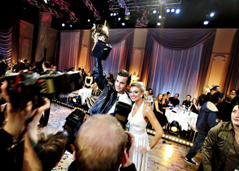 SEIER: Kristian �deg�rd og Alexandra Kakurina vant finalen i Skal Vi Danse i 2006. Foto: Adrian �hrn Johansen/Dagbladet