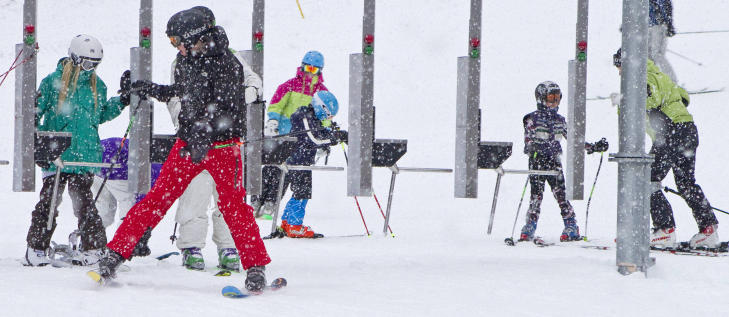 SN� I HEMSEDAL: Forrige helg ble det kj�rt i overkant av 15 000 turer i Hemsedal. Foto: KALLE H�GGLUND