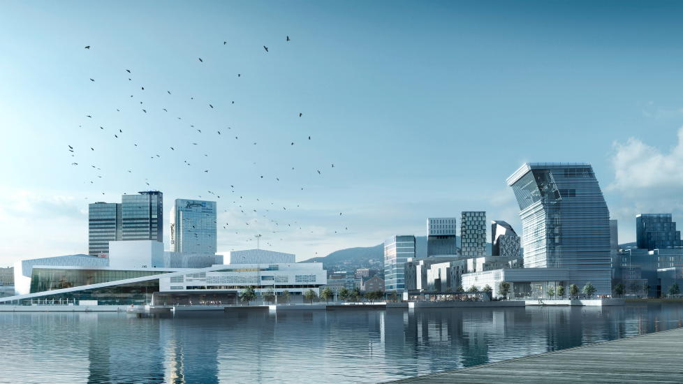 SNIPP SNAPP: Tida er snart ute for Lambda-bygget. Illustrasjon: Herreros Arcitectos