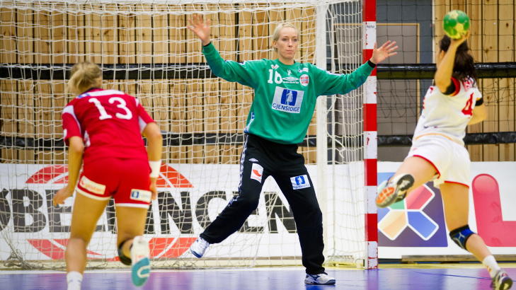 OFFENSIV:  Katrine Lunde Haraldsen mener Norge er favoritt, sammen med Russland og Frankrike.
Foto: Kent Skibstad / Scanpix