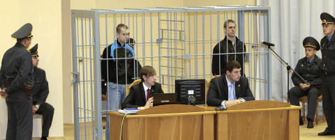 To d�mt til d�den for terrorbomber i Hviterussland