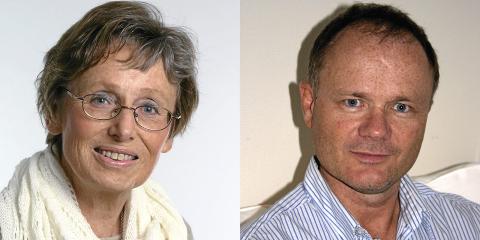 S�VNEKSPERTER: Mona Skard Heier og Bj�rn Bjorvatn. Foto: CappelenDamm/Privat