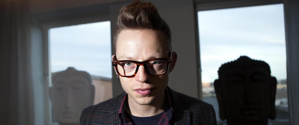 Fikk bes�k av julenissen