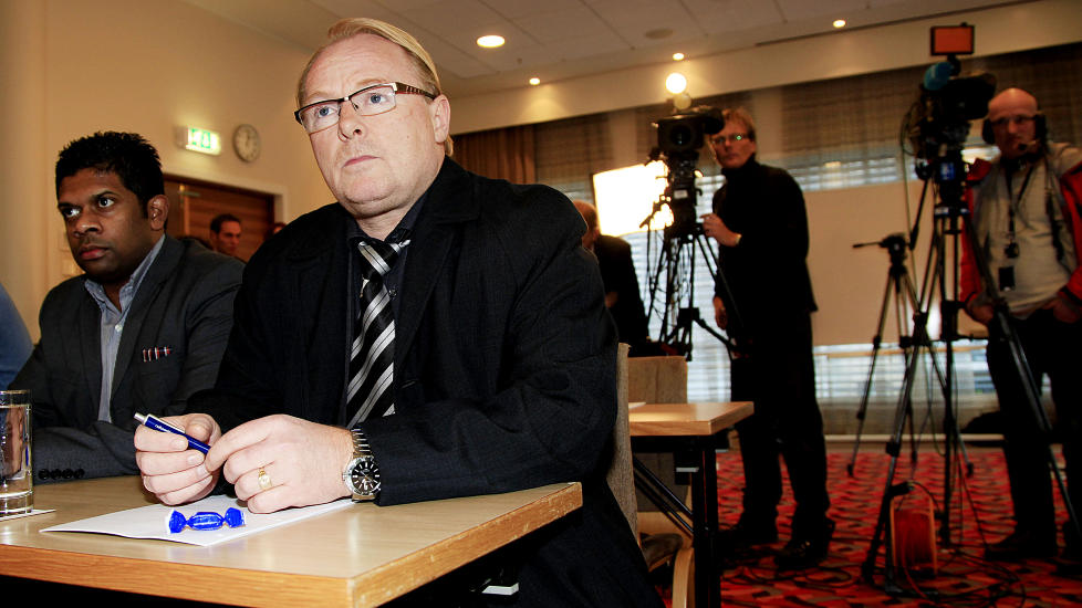 - DET HASTER: Leder av Justiskomiteen p� Stortinget, Per Sandberg, mener det haster med strengere terrorlovgivning for � forebygge s�kalte soloterrorister. Foto: Jacques Hvistendahl
