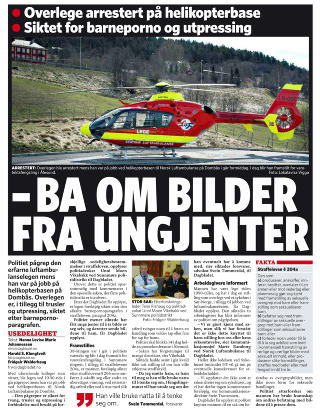 Faksimile: Dagbladet 27. oktober 2010 Faksimile: Dagbladet 27. oktober 2010