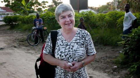 BES�KTE S�NNEN: I 2009 bes�kte Mathilde Moland sin d�dsd�mte s�nn i sentralfengselet i Kisangani. Foto: �istein Norum Monsen/Dagbladet