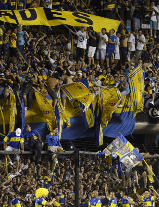 Fansen gikk bananas da Boca Juniors sikret gullet