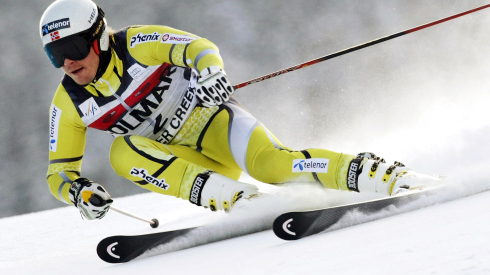 P� PALLEN: Kjetil Jansrud kj�rte seg opp fra femteplass til pallen i storslal�mrennet i Beaver Creek.Foto: SCANPIX/REUTERS/Rick Wilking