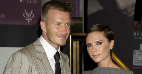 HUSET FULLT: Med fire barn og to hunder, er det godt at herr og fru Beckham har stort hus. Foto: Stella Pictures