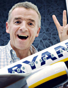 - Ikke reis med Ryanair 