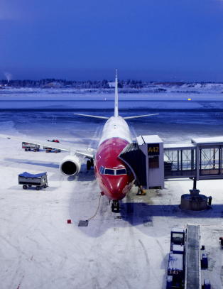 Gardermoen har begrenset trafikk