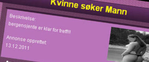 - Vil ikke drive horetrafikk