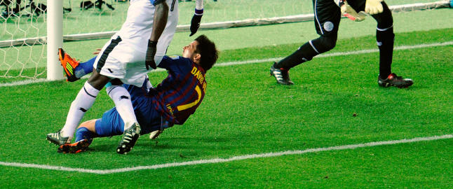 Her brekker David Villa beinet