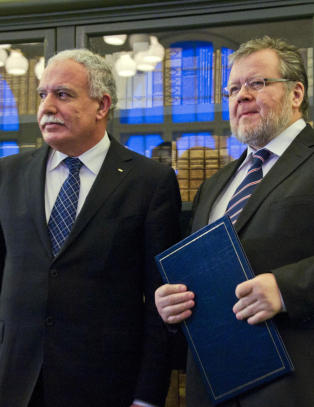 Island anerkjenner palestinsk stat