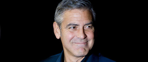 George Clooney smurte inn skoa sine med kj�ttboller