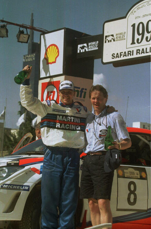 GJENFORENT: M-Sport-sjef Malcolm Wilson var den som ga Petter Solberg sjansen som fabrikksf�rer i WRC, som f�rste nordmann noensinne. N� gjenforenes de elleve �r etter at Solberg gikk til Subaru.Foto: Thomas Lindberg, SCANPIX
