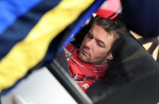M�LESTOKKEN: Dr�mmen om � sl� Sebastien Loeb er en ut�mmelig kilde til motivasjon for Petter Solberg.Foto: SCANPIX / AFP PHOTO / FRANCK FIFE